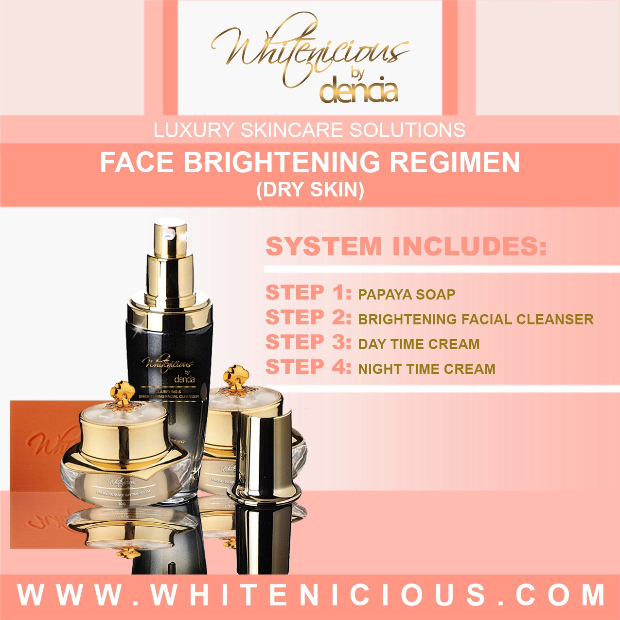 Face Brightening Regimen System (Dry Skin)