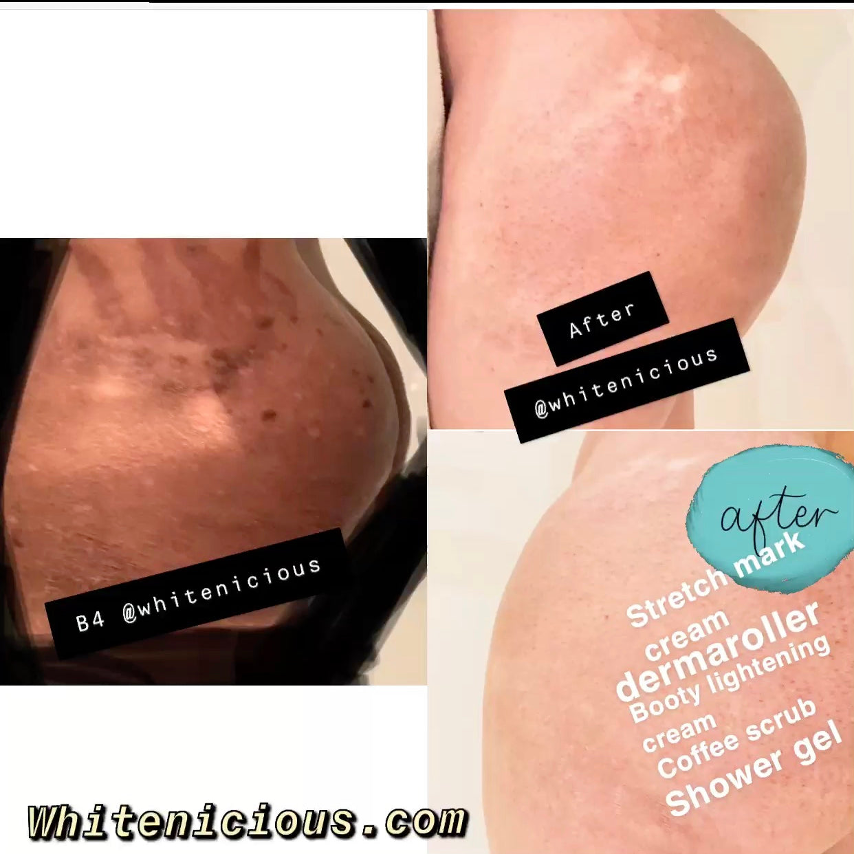 Booty lightening cream