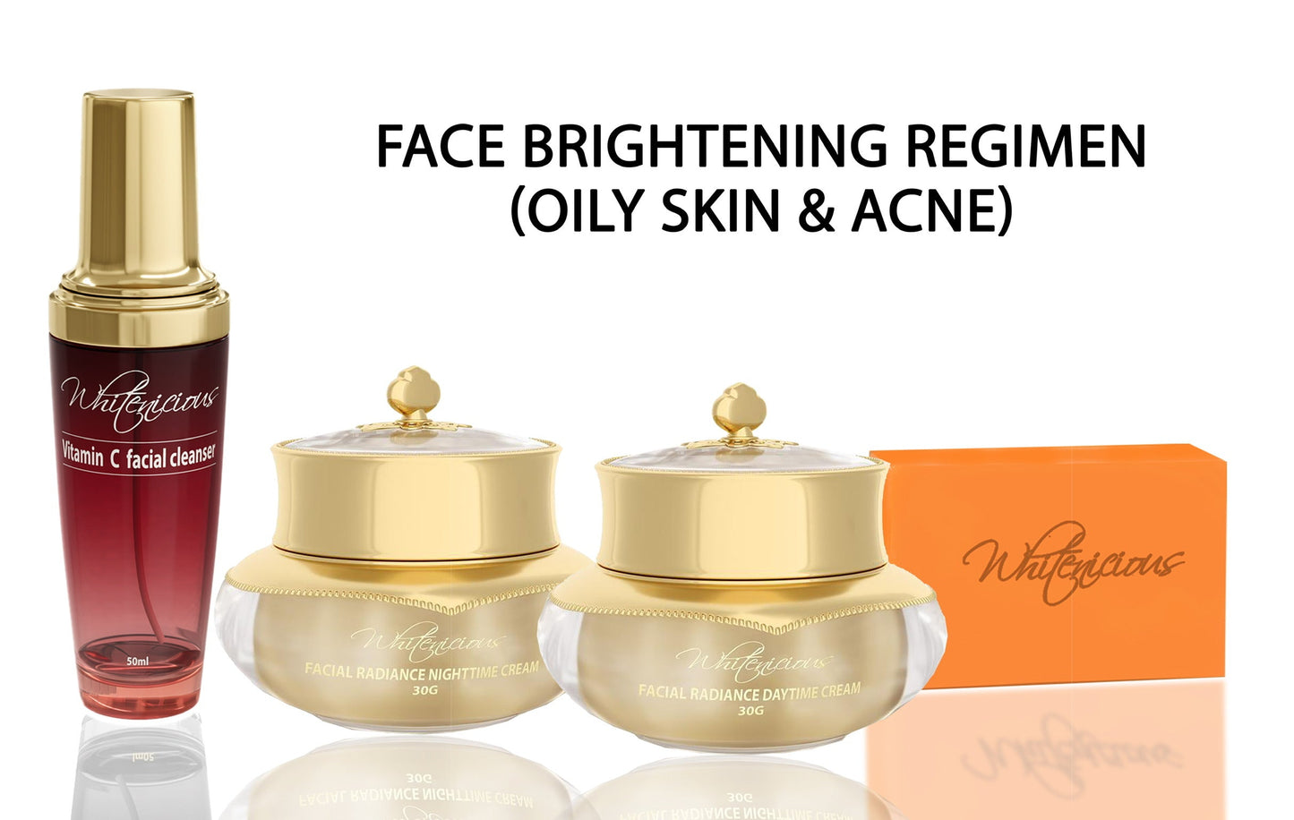 Face Brightening regimen system ( Oily Skin)